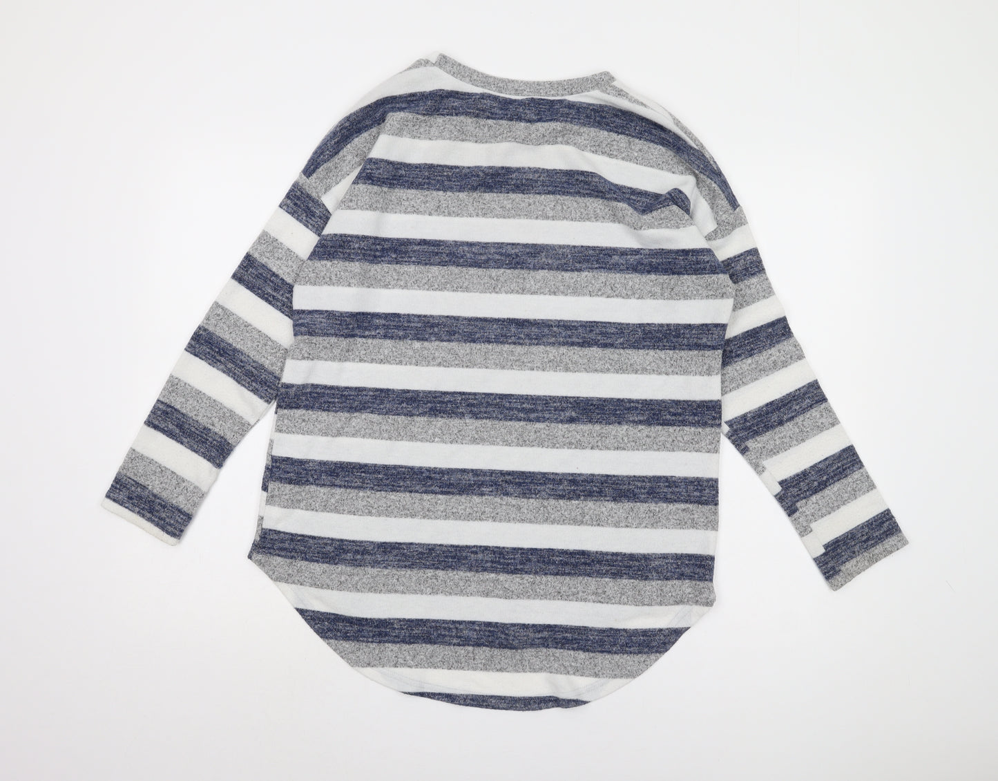 Apricot Women’s Multicoloured Striped Pullover Jumper, 2XS