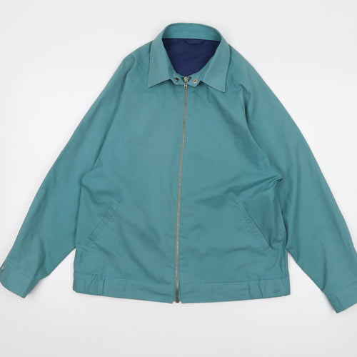 St Michael Women's Blue Mid-Length Jacket Size 10
