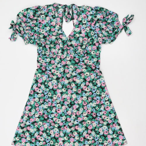 Dorothy Perkins Women's Multicoloured Floral Dress, Size 8