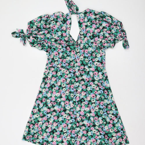 Dorothy Perkins Women's Multicoloured Floral Dress, Size 8