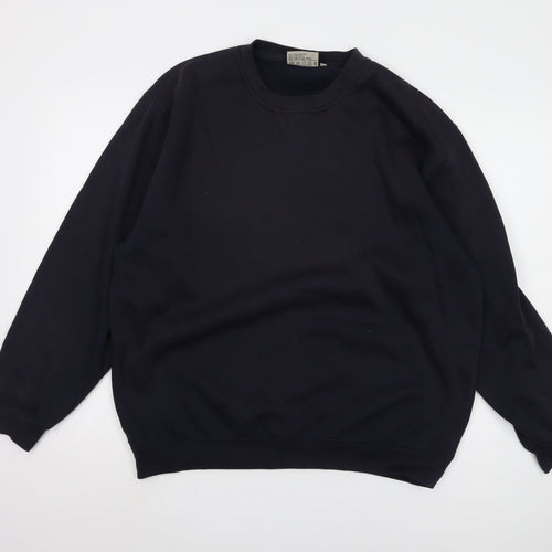 Zantos Men's Black Pullover Sweatshirt L