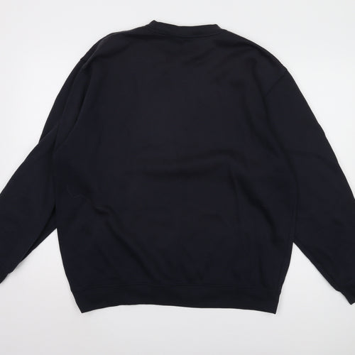 Zantos Men's Black Pullover Sweatshirt L