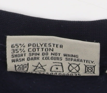 Zantos Men's Black Pullover Sweatshirt L