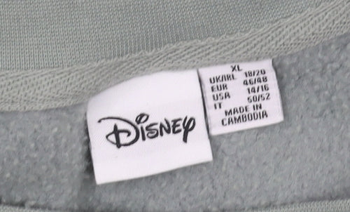 Disney Women's Grey XL Pullover Sweatshirt