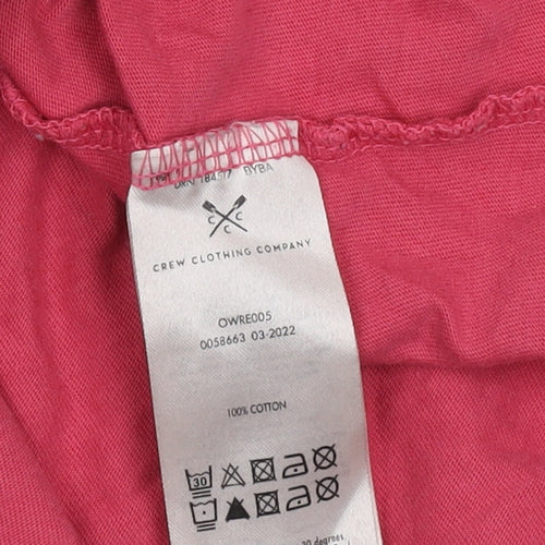 Crew Clothing Company Women's Red T-Shirt - Size 8