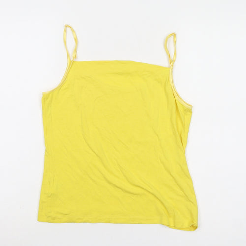 Hobbs Women's Yellow Camisole Tank Top L
