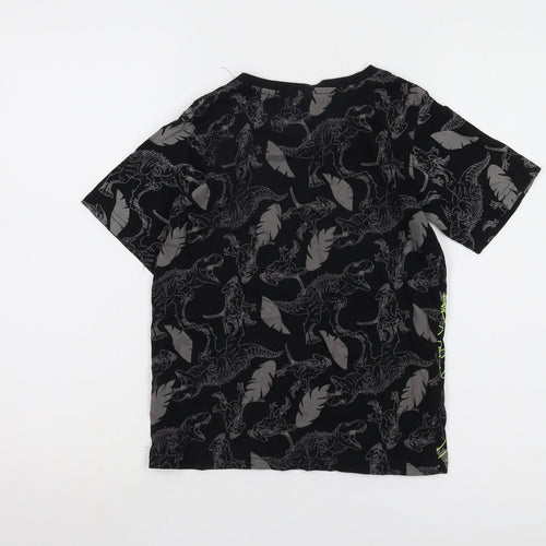 Tu Boys Black Jurassic World Graphic T-Shirt 9-10 Years