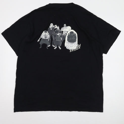 Uniqlo Men's Black Anime T-Shirt XL - Jujutsu Kaisen