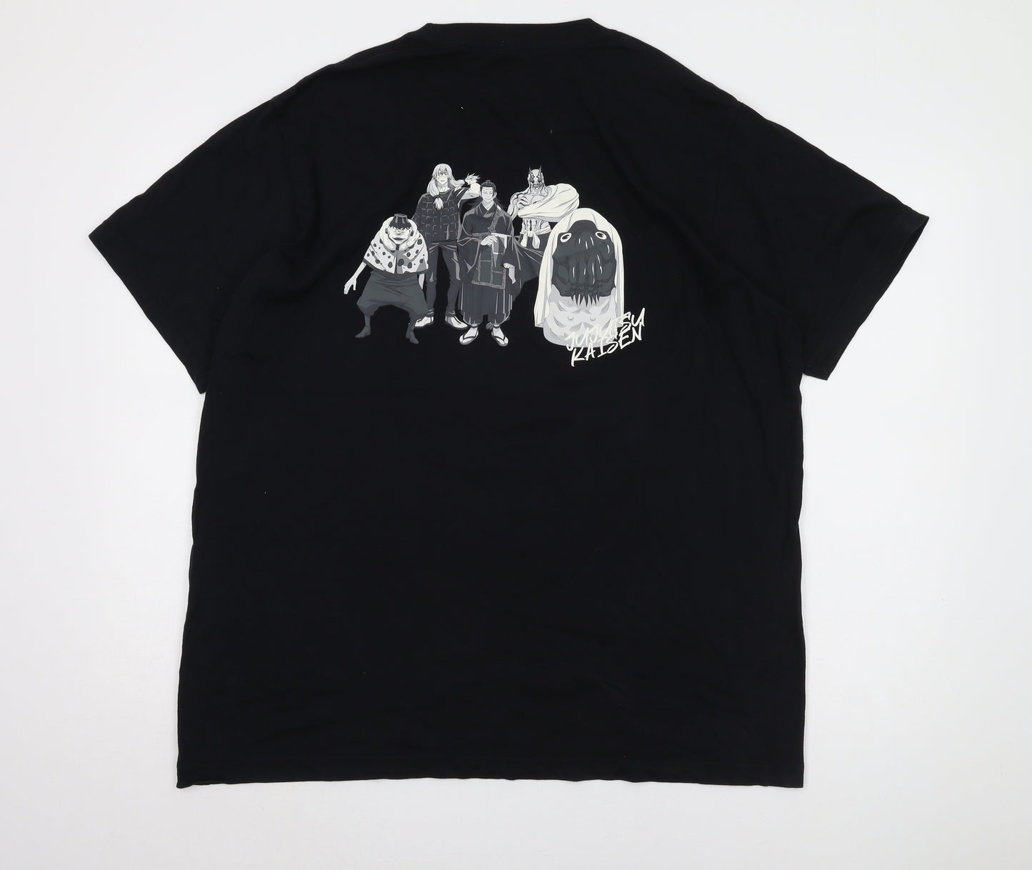 Uniqlo Men's Black Anime T-Shirt XL - Jujutsu Kaisen