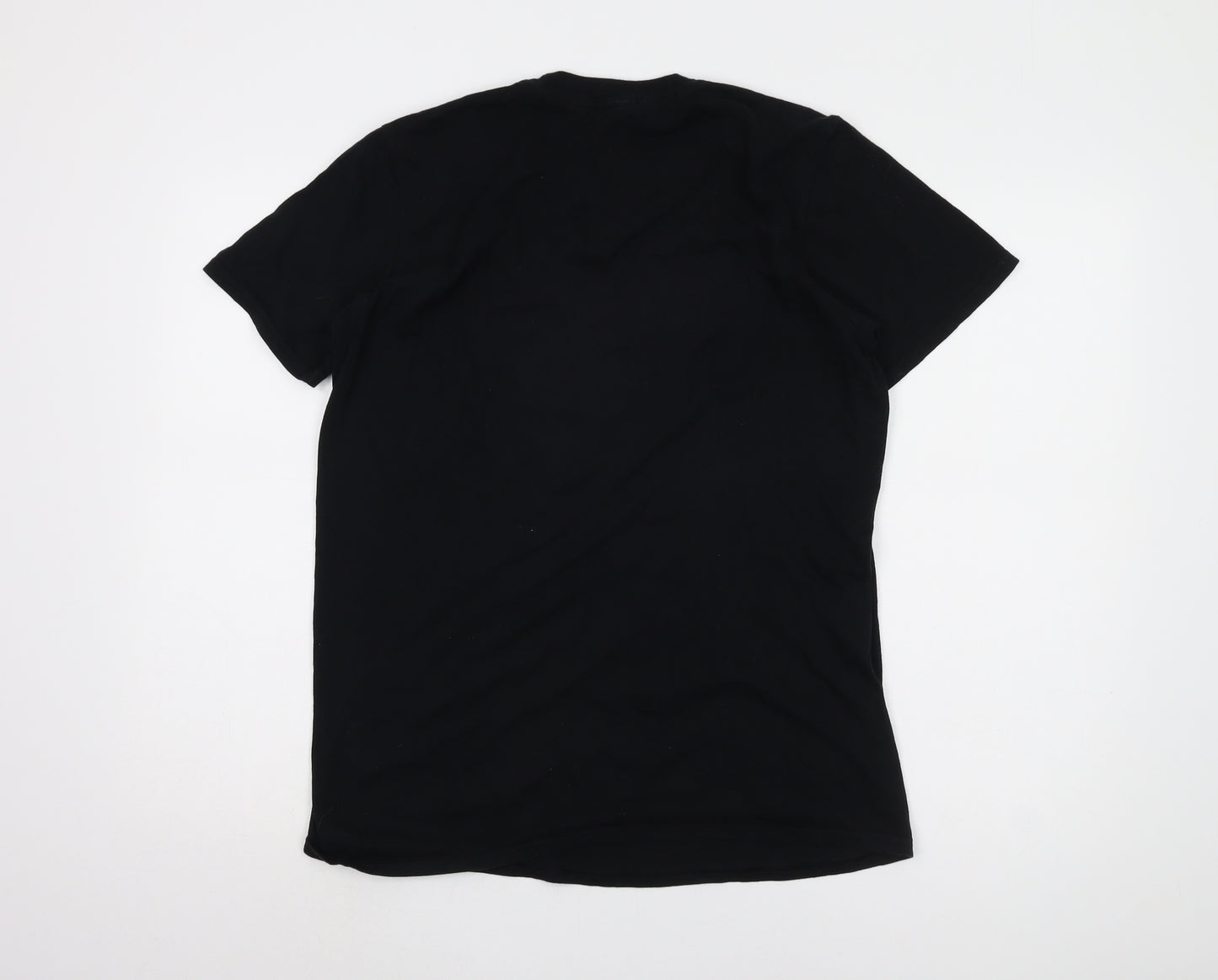 Nasty Gal Women's Black Medium Embroidered T-Shirt