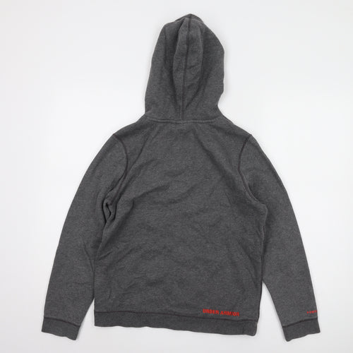 Under Armour Boys Grey Pullover Hoodie Age 12 Yrs