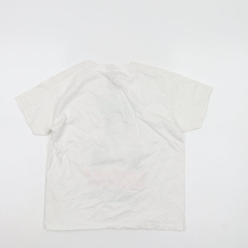 Elf Boys White Graphic T-Shirt 9-10 Years Xmas Festive Top