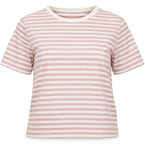 WEAR LONDON Women’s Pink Striped Ringer T-Shirt XL