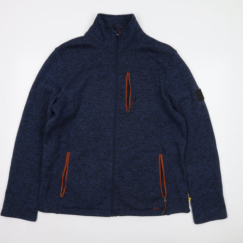 Möberg Men's XL Blue Basic Jacket with Full Zip Pockets