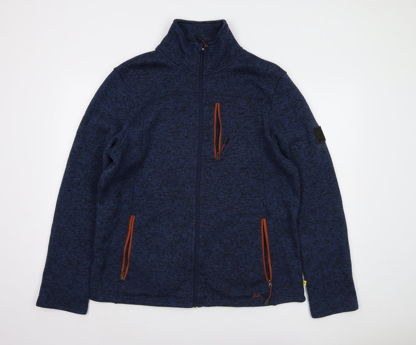 Möberg Men's XL Blue Basic Jacket with Full Zip Pockets