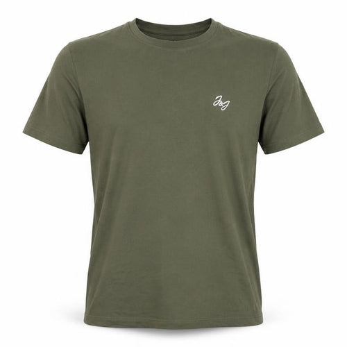 Jack & Jones Men's Green T-Shirt L, Crew Neck