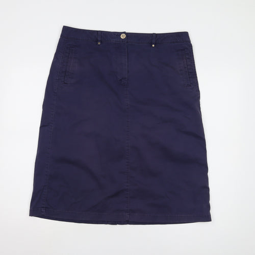 Marks and Spencer Women's Navy Pencil Skirt Size 16