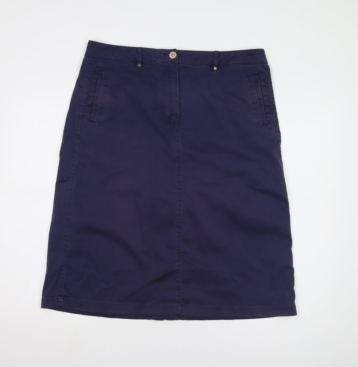 Marks and Spencer Women's Navy Pencil Skirt Size 16