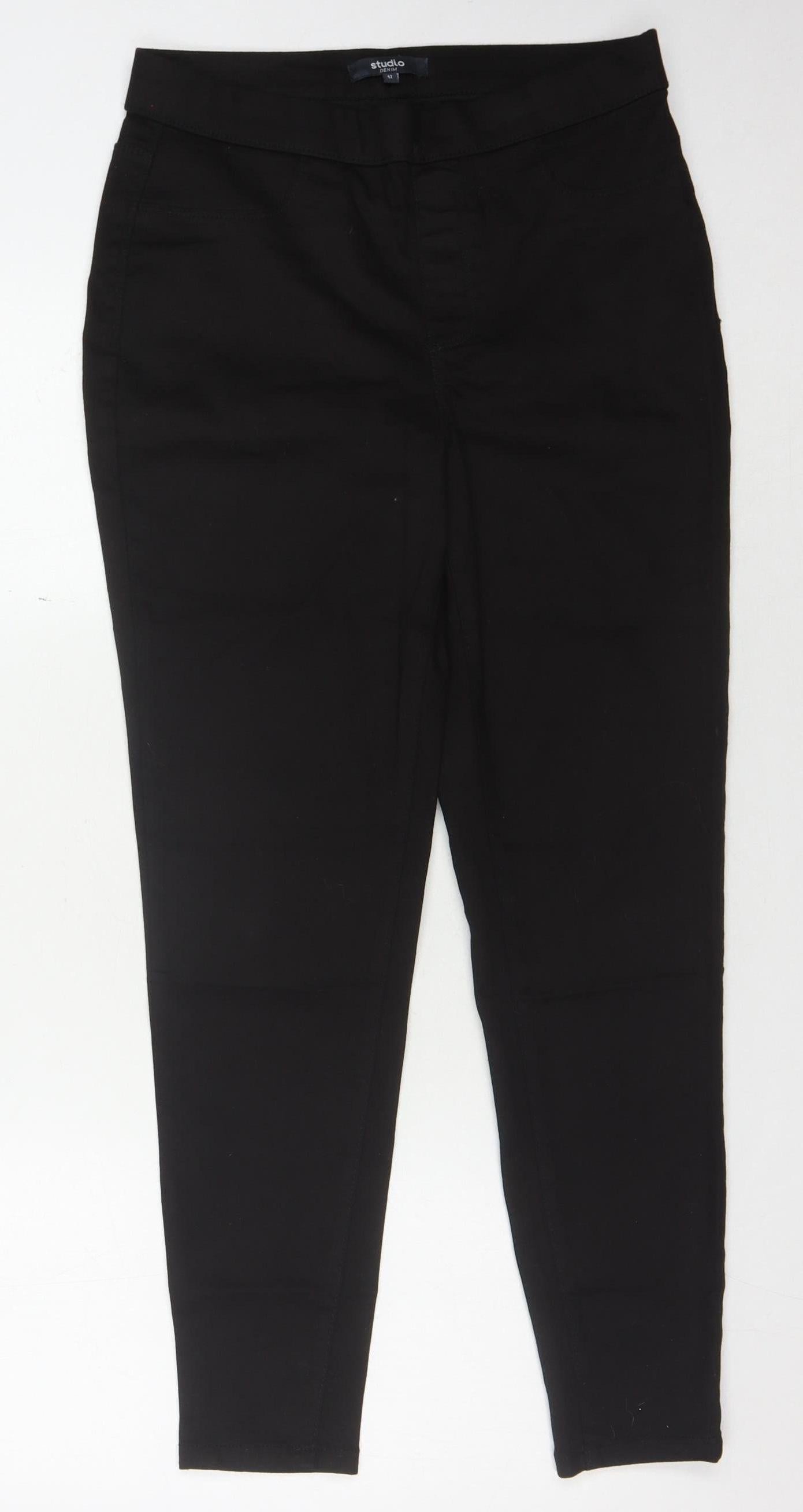 Studio Women’s Black Skinny Denim Jeans Size 12