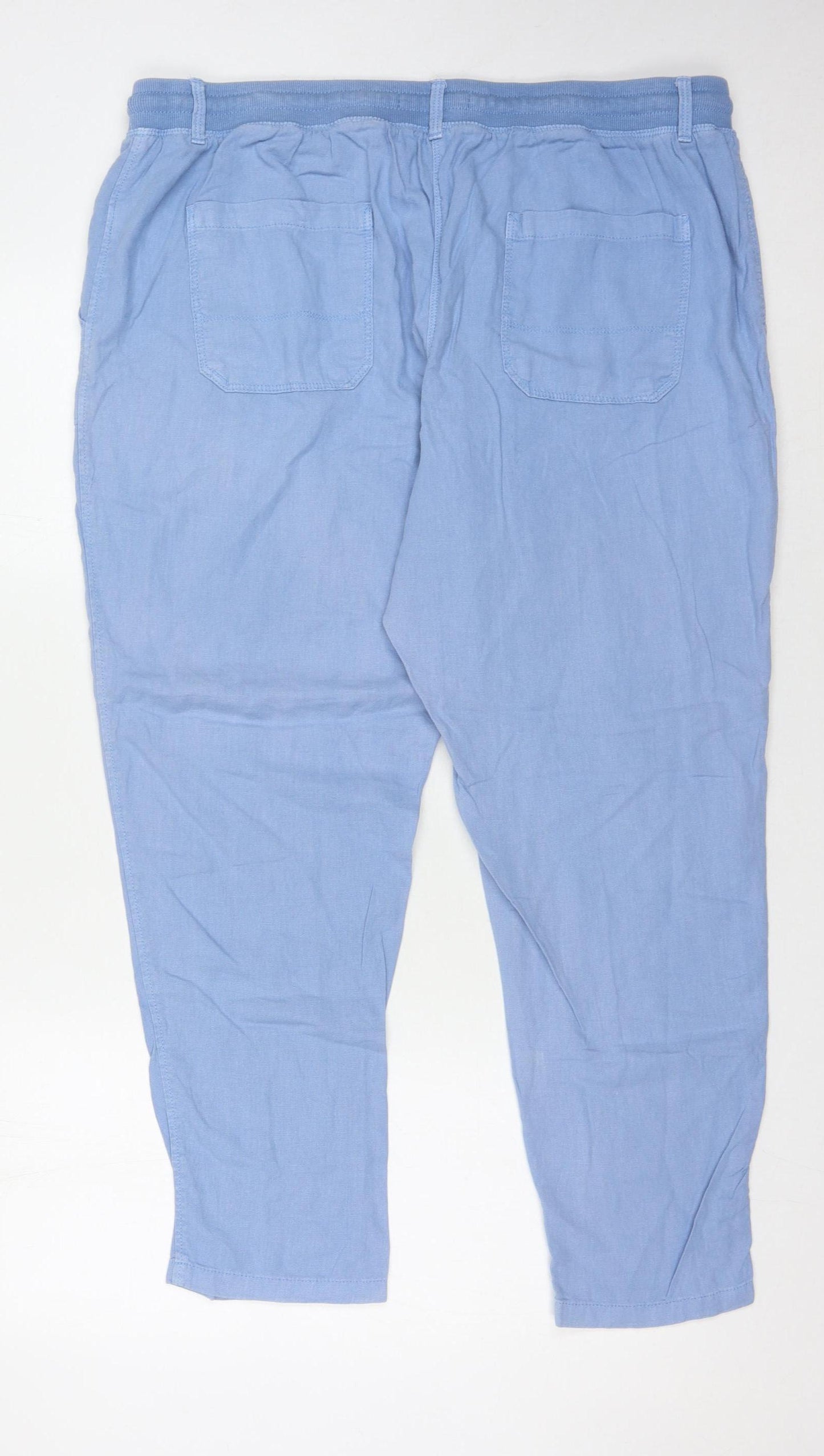 Marks and Spencer Blue Women's Trousers Size 18