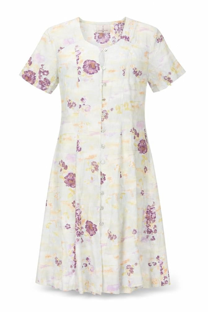 Front view of Richards Women's Multicoloured Floral Shirt Dress