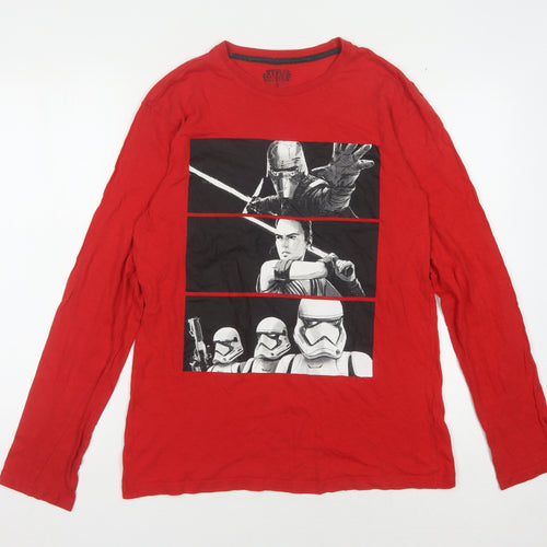 Star Wars Men's Red XS Long Sleeve T-Shirt