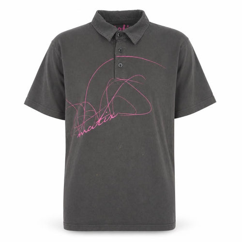 Matix Unisex Grey Cotton Polo Shirt | L | Casual Classic