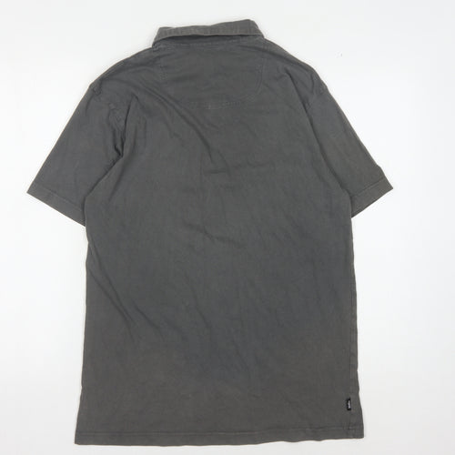 Matix Unisex Grey Cotton Polo Shirt | L | Casual Classic