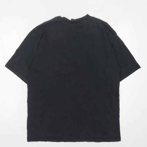 Primark Men’s Black Cookie Monster T-Shirt 2XS