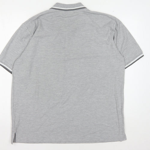 Slazenger Men's Grey XL Polo Shirt, Stylish & Comfortable