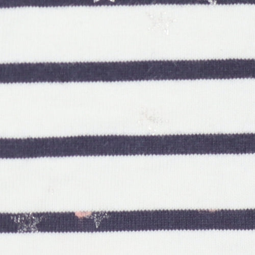 Joules Women's Striped Long Sleeve Cotton Shift Dress