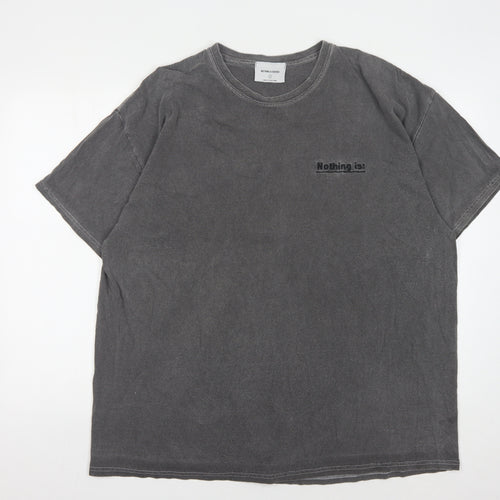 Nothing Is Sacred Men's Grey Crew Neck T-Shirt L