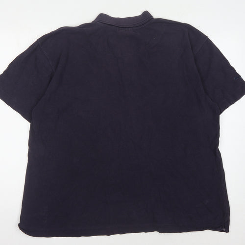 Puma Men's Black Polo Shirt L Short Sleeve
