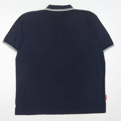 Slazenger Men's Blue Polo Shirt XL Short Sleeve