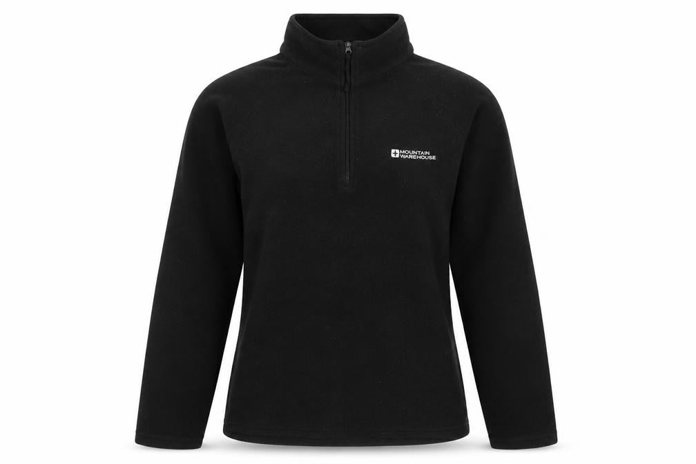 Mountain Warehouse Women's Black Fleece Pullover, Size 8