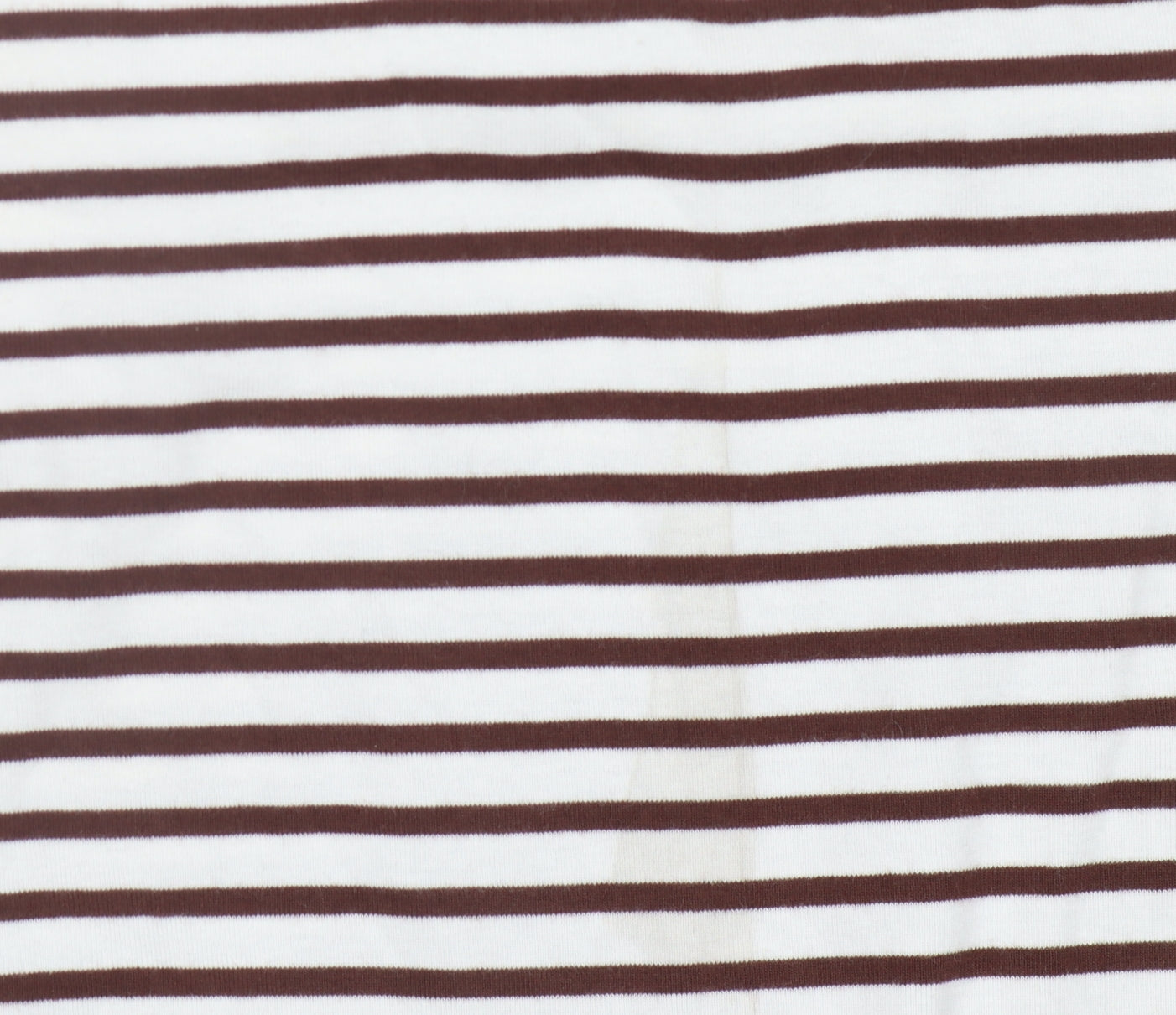 Marks and Spencer Women’s Brown Striped Ringer T-Shirt Size 14