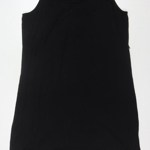 Monsoon Women's Black Knee Length Beaded Shift Dress XL