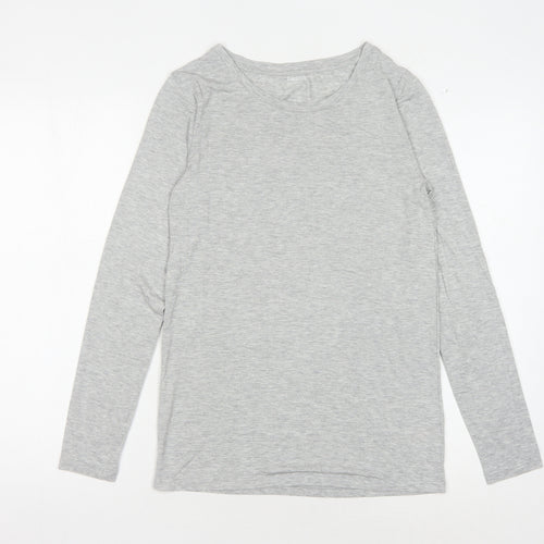 Gap Women's Grey XS Long Sleeve T-Shirt Regular Fit