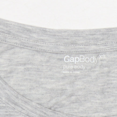 Gap Women's Grey XS Long Sleeve T-Shirt Regular Fit