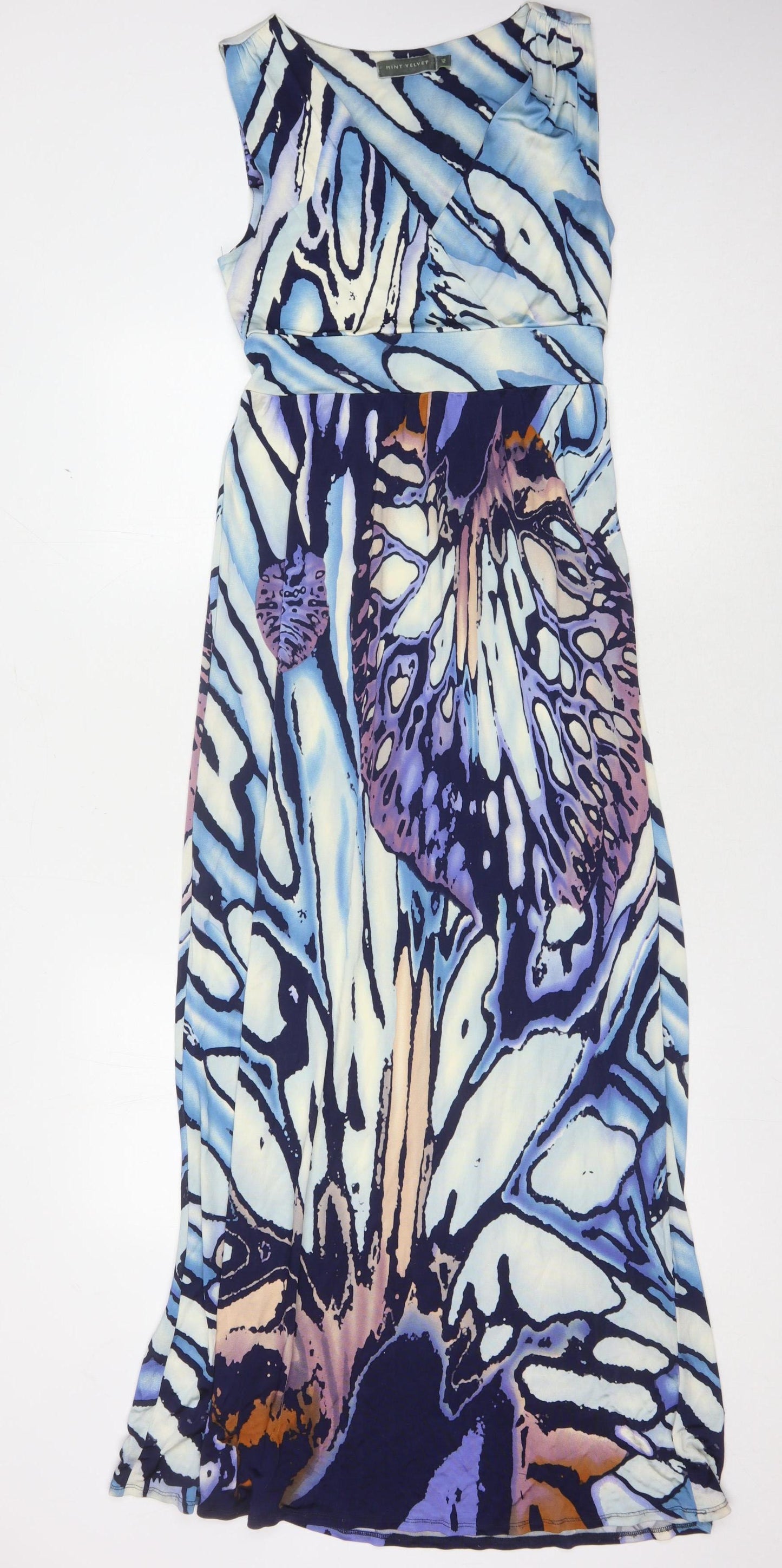 Mint Velvet Women's Multicoloured Sleeveless Dress Size 12