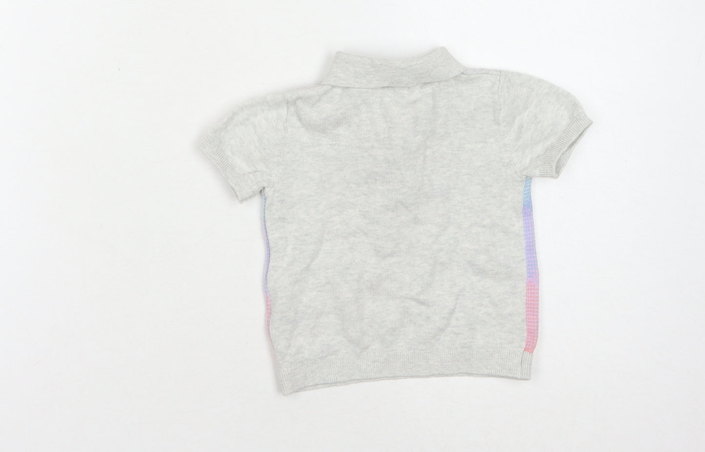 Next Unisex Baby Polo Multicoloured Argyle 6-9 Months Cotton