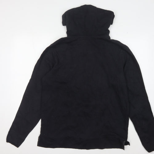 Champion Men's Black Pullover Hoodie, M - Cotton Blend