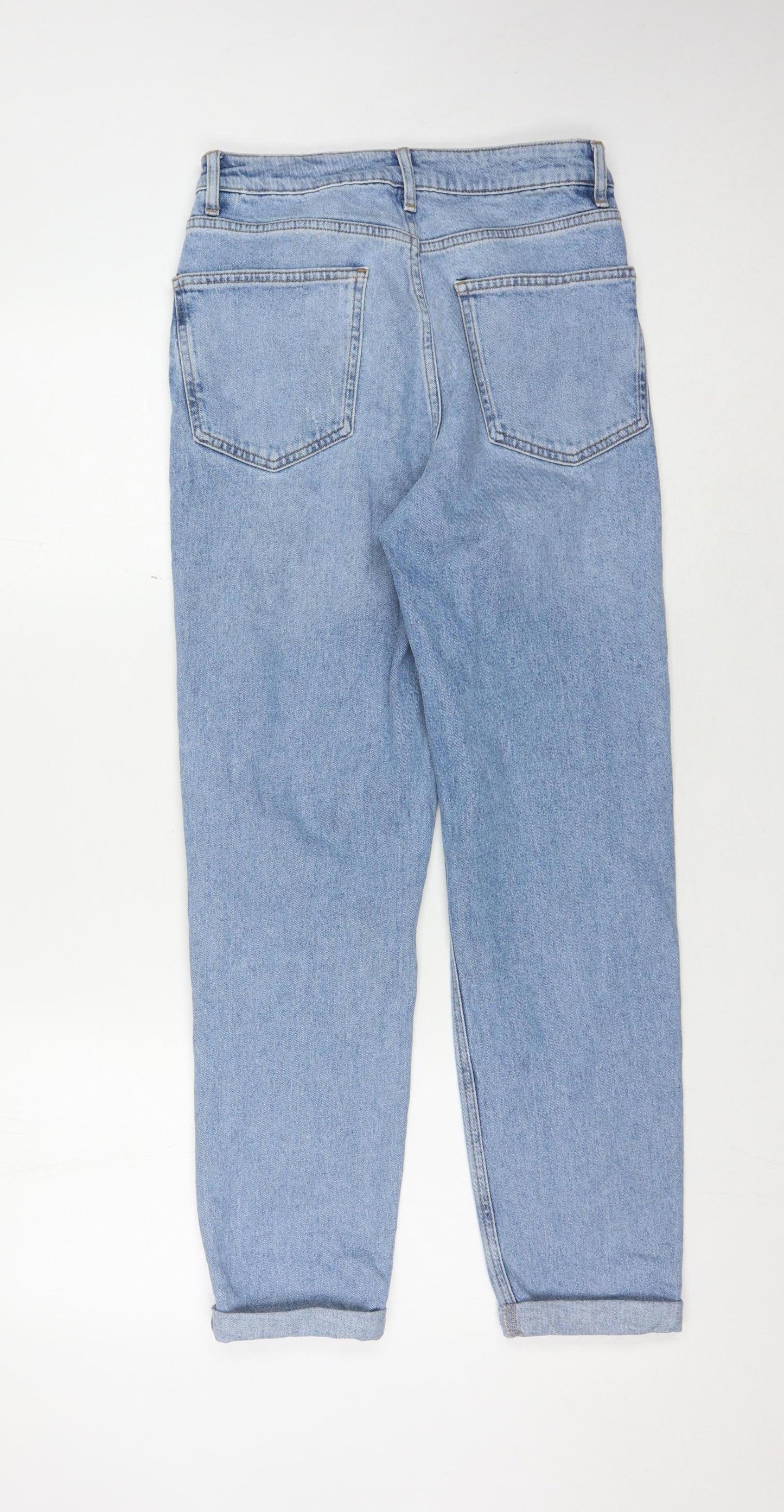 Girls 915 Light Blue Relaxed Jeans, Age 14, Rip Detail
