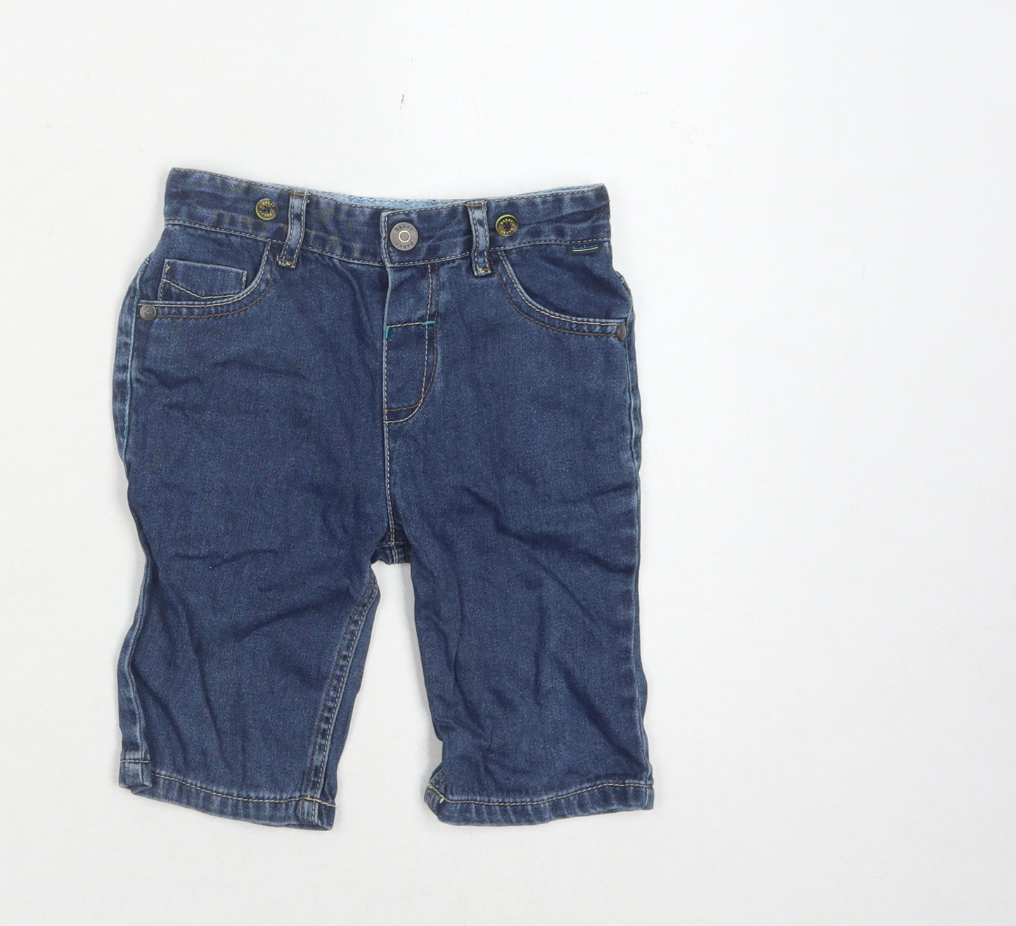 Ted Baker Boys Blue Chino Denim Shorts 4-5 Years