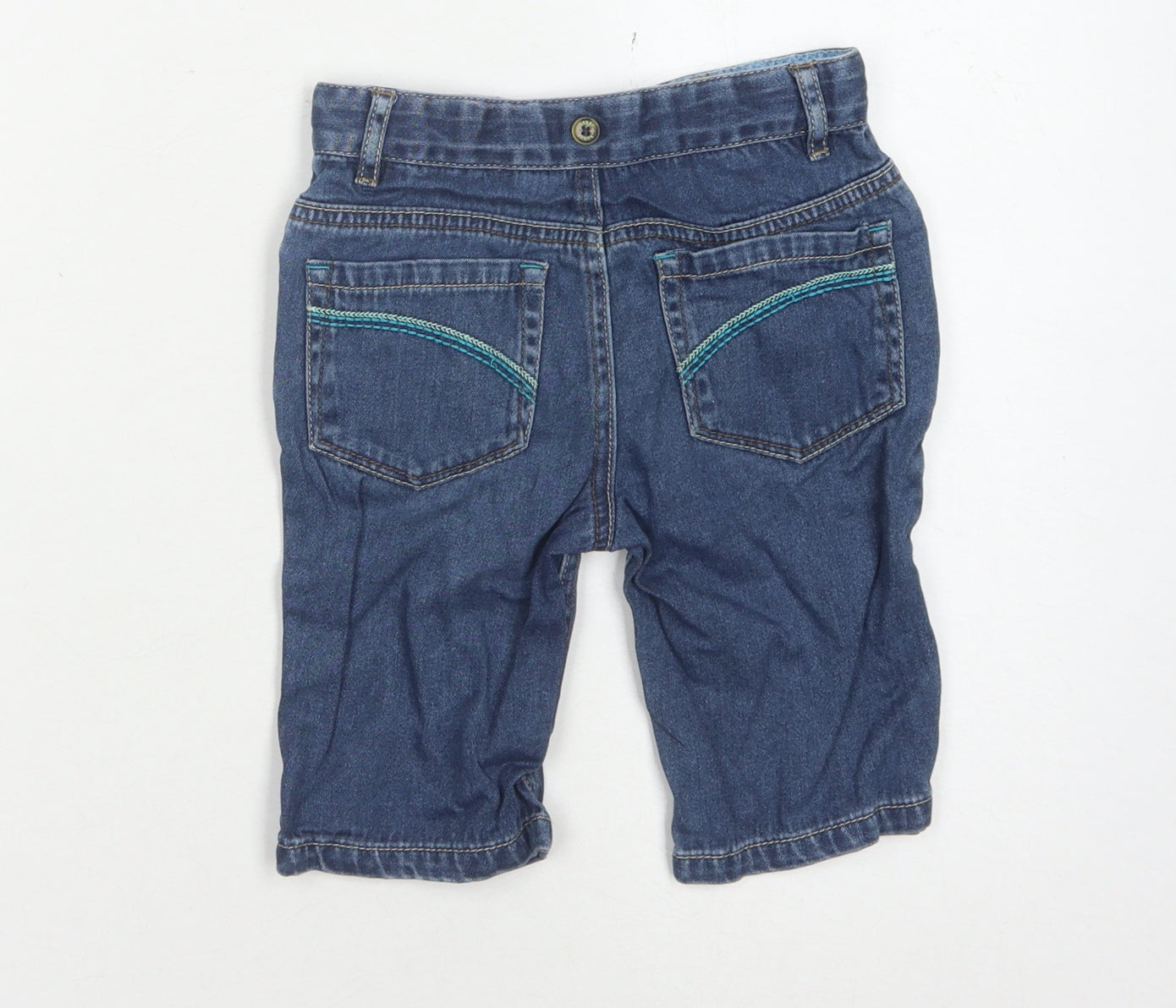 Ted Baker Boys Blue Chino Denim Shorts 4-5 Years