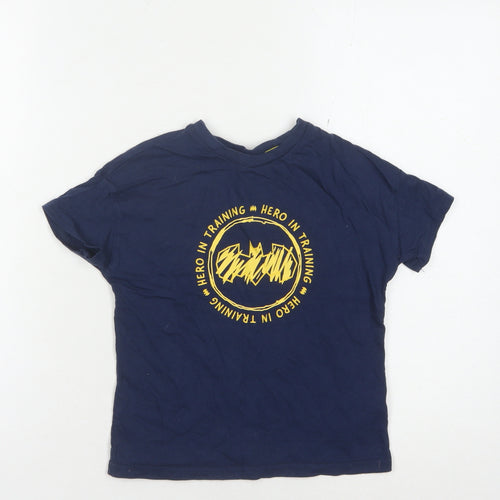 Batman Boys Blue T-Shirt 4-5 Years Superhero Graphic