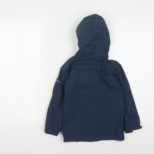 Regatta Boys Blue Waterproof Rain Coat 3-4 Years