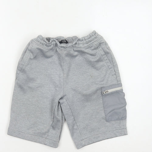 The North Face Boys Grey Sweat Shorts L - Casual Style