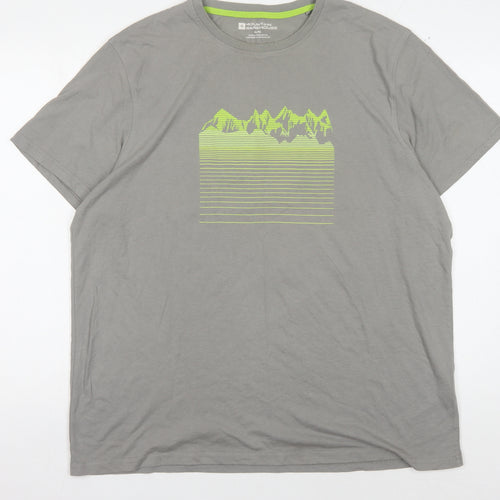 Mountain Warehouse Men's Grey XL Graphic T-Shirt