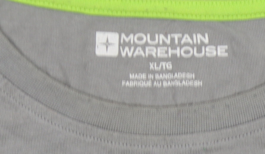 Mountain Warehouse Men's Grey XL Graphic T-Shirt